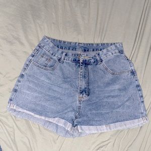 Denim Shorts, Size M